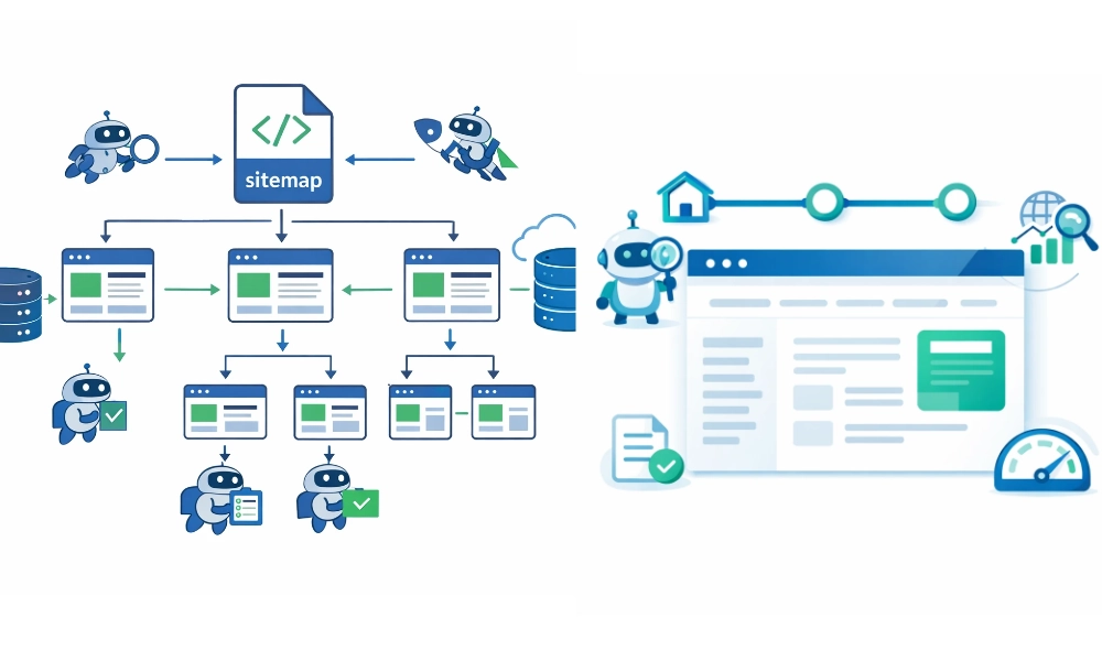 سایت مپ (XML Sitemap) بردکرامپ (Breadcrumb)-شرکت سئو
